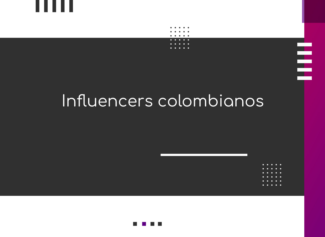 Influencers colombianos